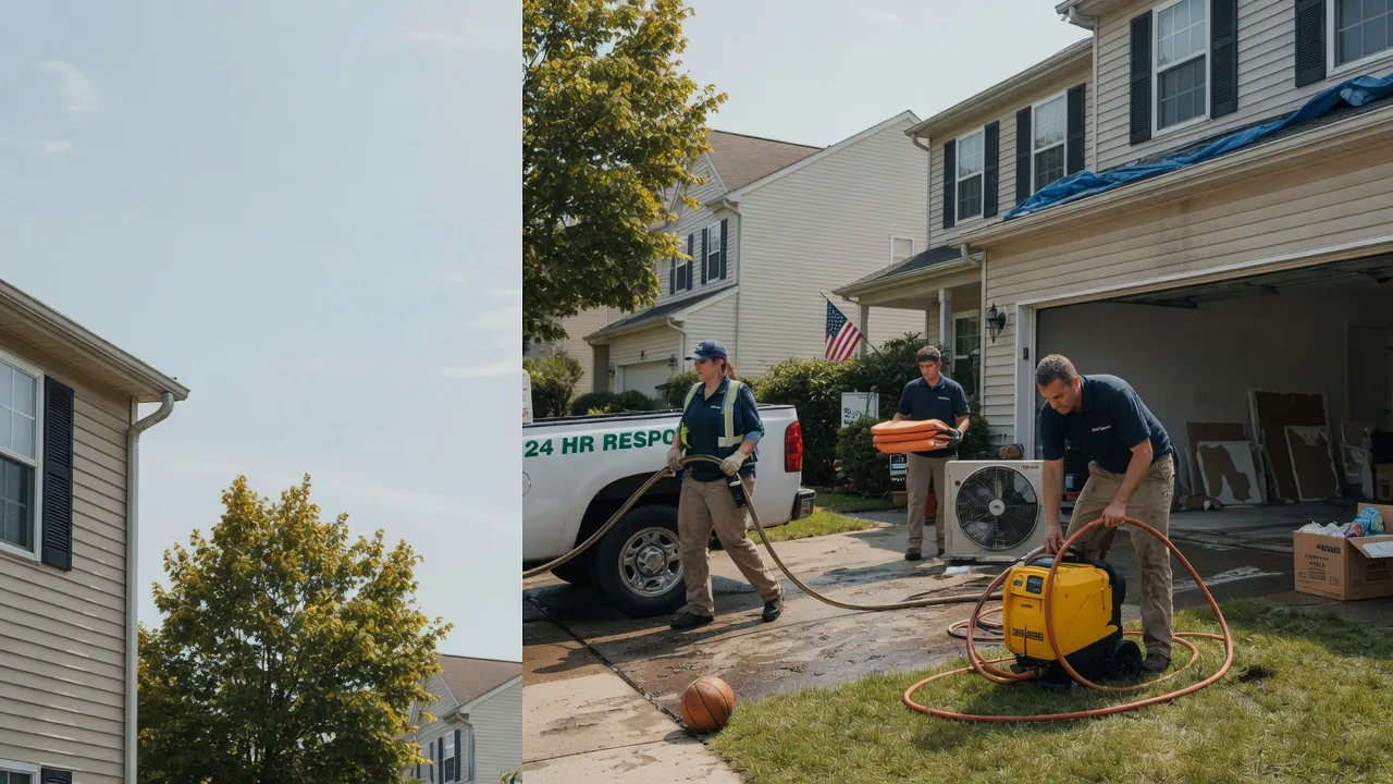 Emergency Water Damage Restoration in Parsonsburg, MD near me